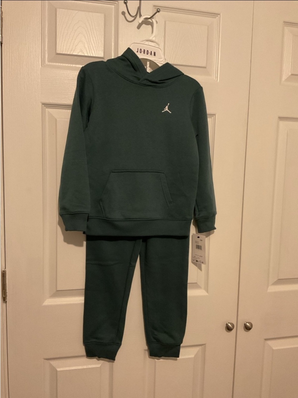 Jordan Kids Dark Green Hoodie & Jogger Set